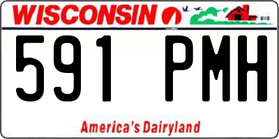 WI license plate 591PMH