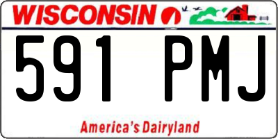 WI license plate 591PMJ