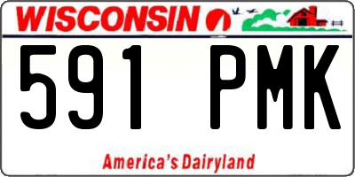 WI license plate 591PMK