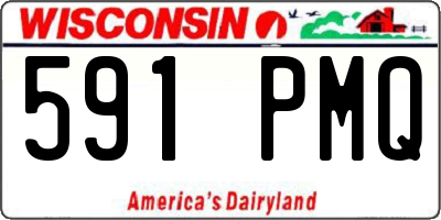 WI license plate 591PMQ