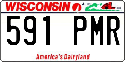WI license plate 591PMR