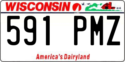 WI license plate 591PMZ