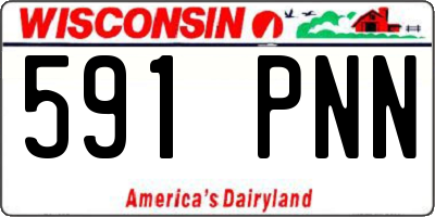 WI license plate 591PNN