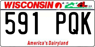 WI license plate 591PQK