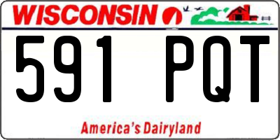WI license plate 591PQT