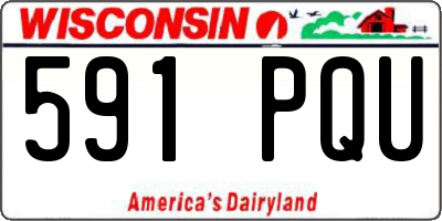WI license plate 591PQU