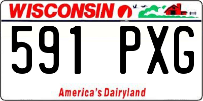 WI license plate 591PXG