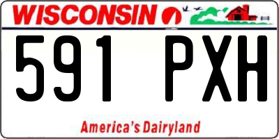 WI license plate 591PXH