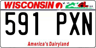 WI license plate 591PXN