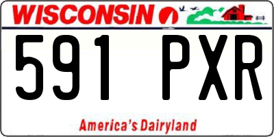 WI license plate 591PXR