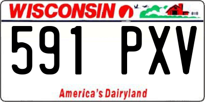 WI license plate 591PXV