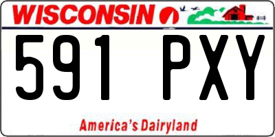 WI license plate 591PXY