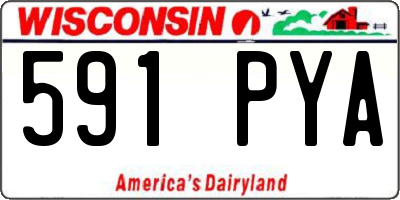 WI license plate 591PYA