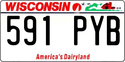 WI license plate 591PYB