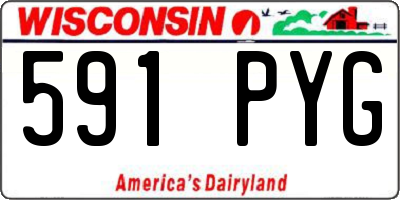WI license plate 591PYG