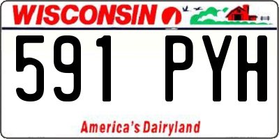 WI license plate 591PYH