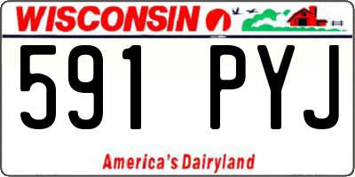 WI license plate 591PYJ