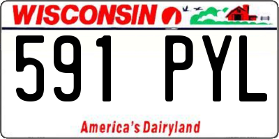 WI license plate 591PYL