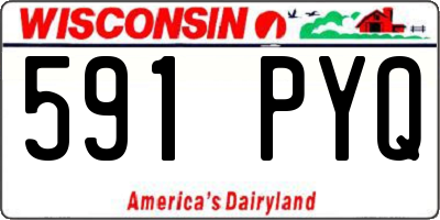 WI license plate 591PYQ