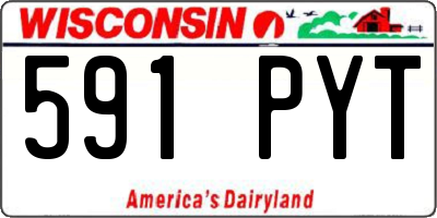 WI license plate 591PYT