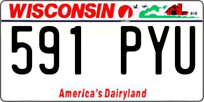 WI license plate 591PYU