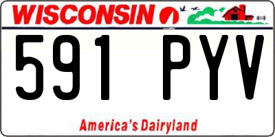 WI license plate 591PYV
