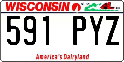 WI license plate 591PYZ
