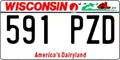 WI license plate 591PZD