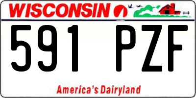 WI license plate 591PZF