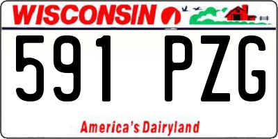 WI license plate 591PZG