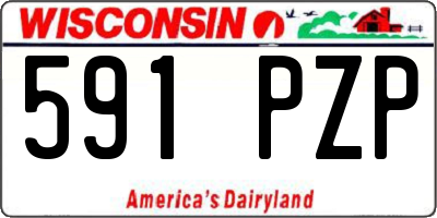WI license plate 591PZP