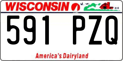WI license plate 591PZQ