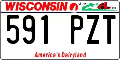 WI license plate 591PZT