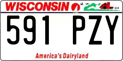 WI license plate 591PZY