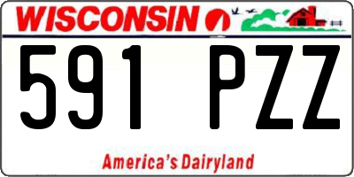 WI license plate 591PZZ