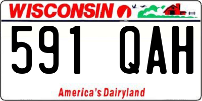 WI license plate 591QAH