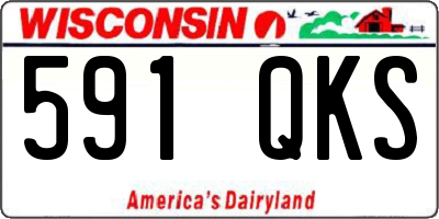 WI license plate 591QKS