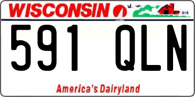 WI license plate 591QLN