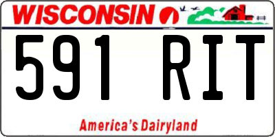 WI license plate 591RIT