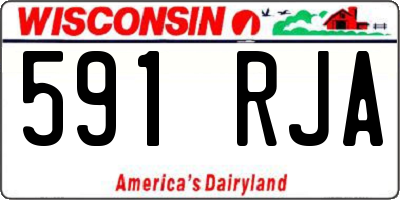 WI license plate 591RJA