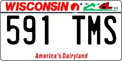 WI license plate 591TMS