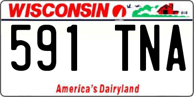 WI license plate 591TNA