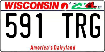 WI license plate 591TRG