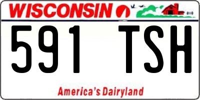 WI license plate 591TSH