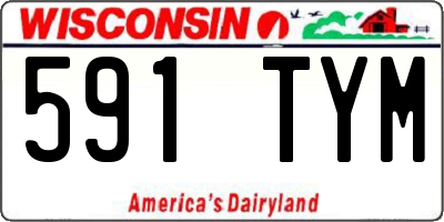 WI license plate 591TYM