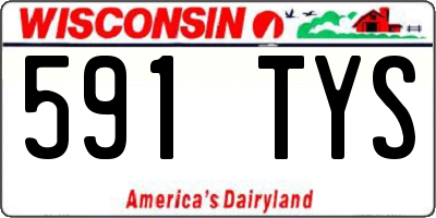 WI license plate 591TYS