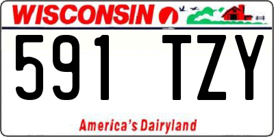 WI license plate 591TZY