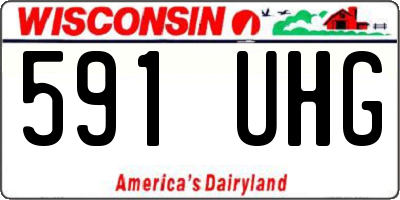 WI license plate 591UHG