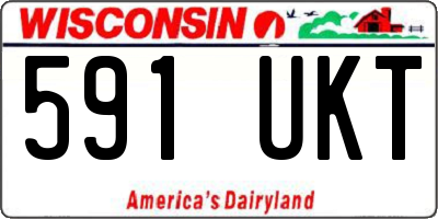 WI license plate 591UKT