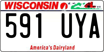 WI license plate 591UYA